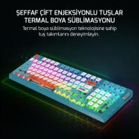 GAMEPOWER SENSE RGB RED SWITCH KABLOSUZ MEKANIK KLAVYE